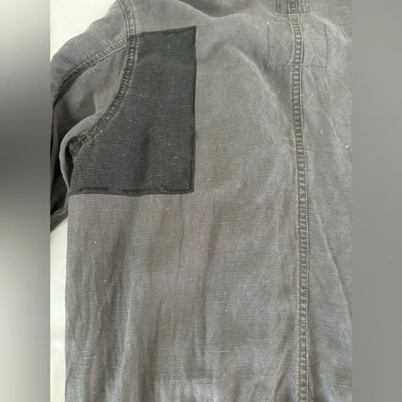 G Star Grey Linen Bomber Jacket size Medium - Picture 2 of 15